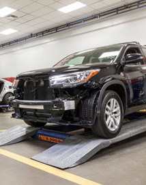 Toyota on vehicle lift | Advantage Toyota Valley Stream in Valley Stream NY