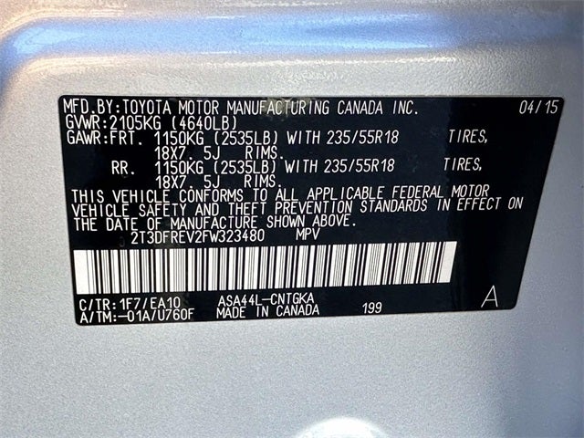 2015 Toyota RAV4 Limited