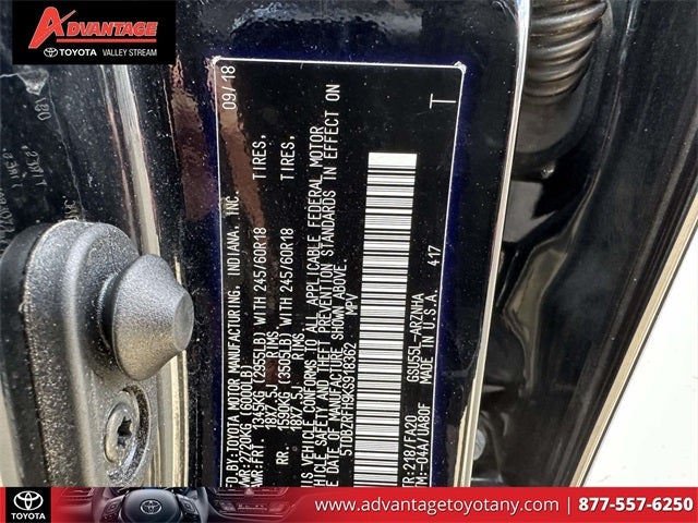 2019 Toyota Highlander LE Plus