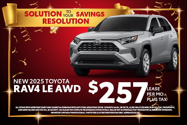 2025 TOYOTA RAV4 LE AWD