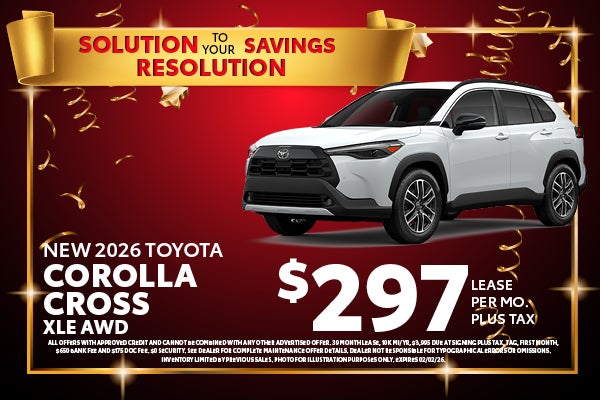 2026 TOYOTA COROLLA CROSS XLE AWD