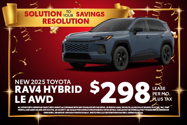 2025 TOYOTA RAV4 HYBRID LE AWD