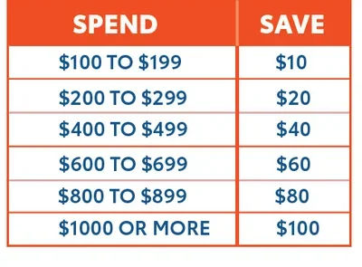 Spend-N-Save Special